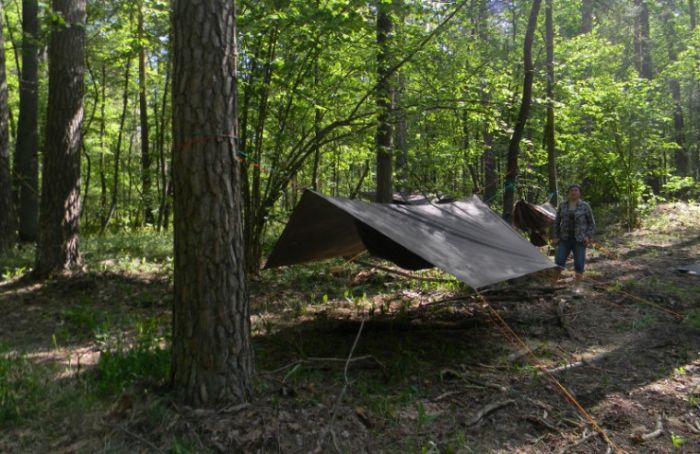Туристичний тент Sota коричневий